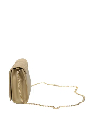 Love Moschino Chain-strap Logo-plaque Shoulder Bag In Neutral