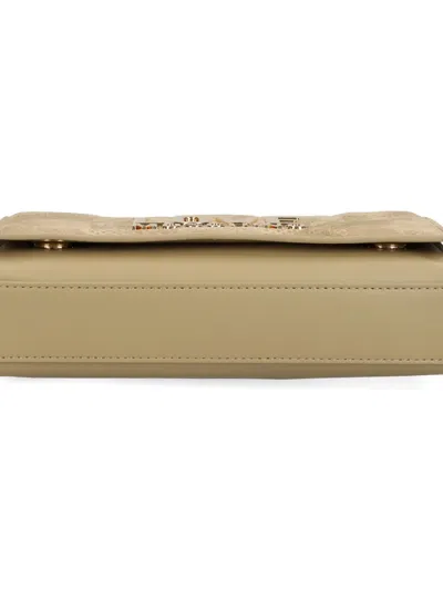 Love Moschino Chain-strap Logo-plaque Shoulder Bag In Neutral