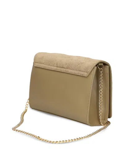 Love Moschino Chain-strap Logo-plaque Shoulder Bag In Neutral