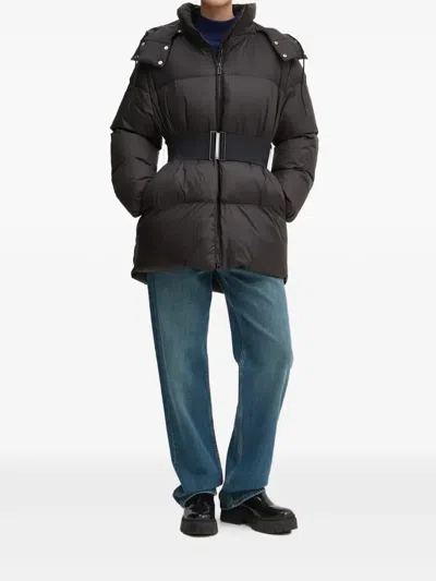 Hugo Boss Funnel-neck Sweater In Blue