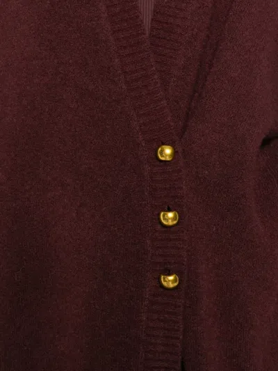 Isabelle Blanche Wool-blend Cardigan In Red