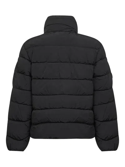 C.p. Company Black Chrome-r Hooded Down Jacket In Black