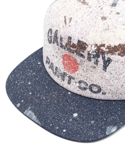 Gallery Dept. Alex Paint-splattered Logo-print Canvas And Mesh Trucker Cap In Multi