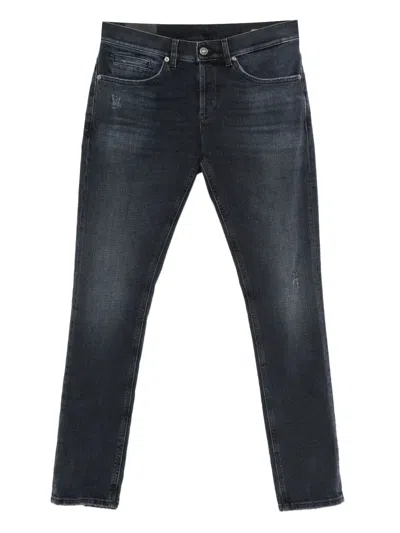 Dondup Distressed-effect Skinny-cut Jeans In Blue