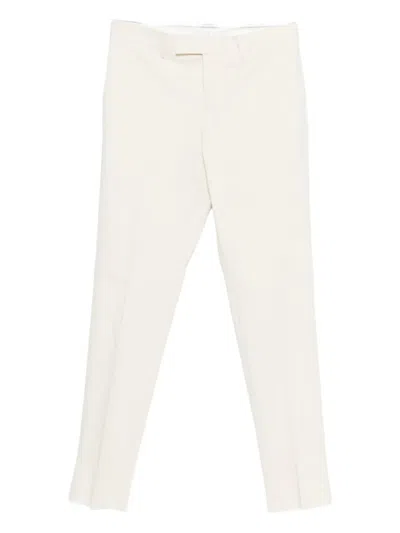 Lardini Twill Trousers In Neutral