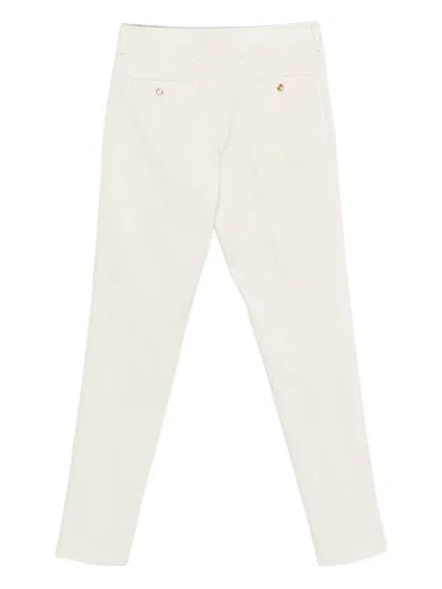 Lardini Twill Trousers In Neutral