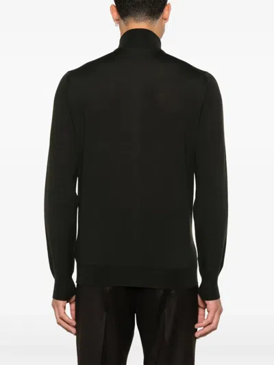 Filippo De Laurentiis Button-fastening Cardigan In Green