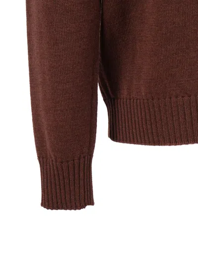 Ballantyne Turtleneck Sweater In Brown