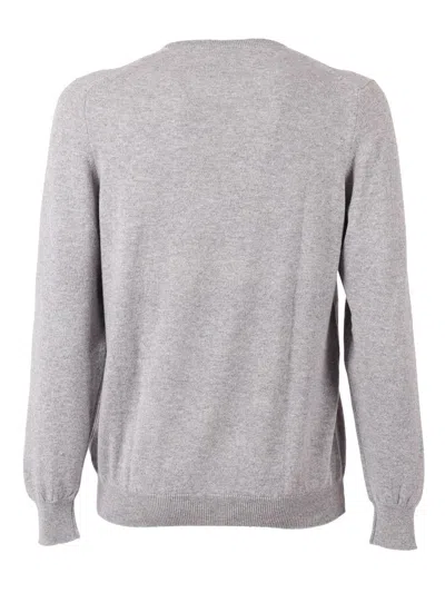 Fedeli Crew-neck Sweater In Gray