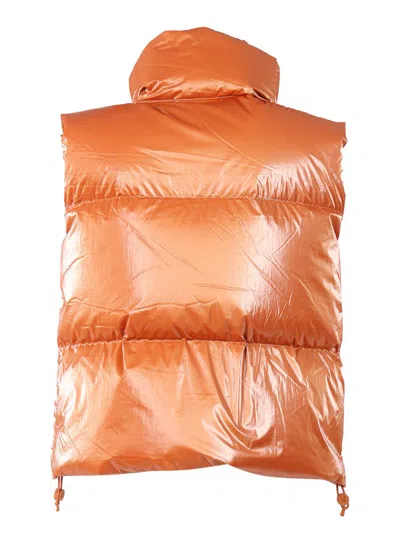 K-way Thille Padded Gilet In Orange