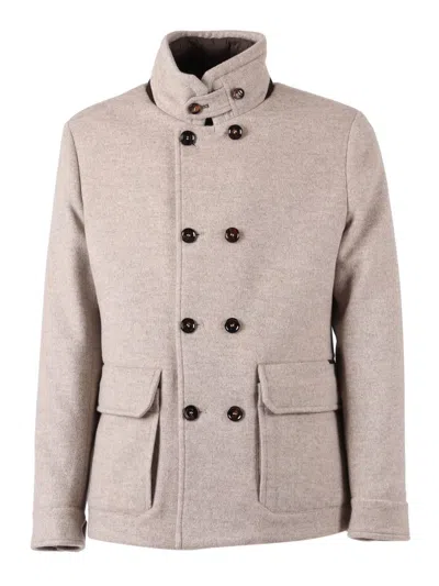 Moorer Bas-le Jacket In Neutral