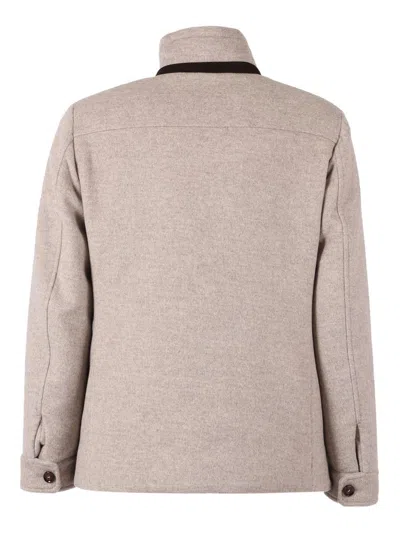 Moorer Bas-le Jacket In Neutral