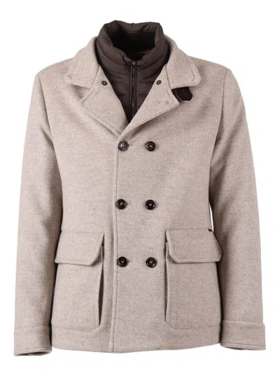 Moorer Bas-le Jacket In Neutral