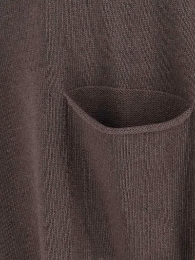 Ma'ry'ya Relaxed Fit Knit Sweater In Soft Beige In Brown