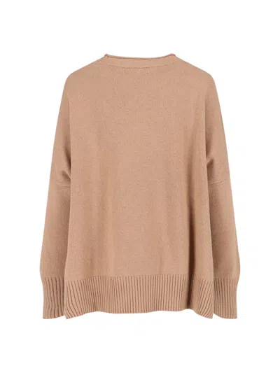 Ma'ry'ya Virgin Wool And Cashmere Sweater In Neutral