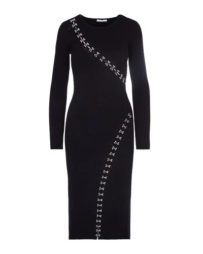 Patrizia Pepe Women's Dress Black In Black