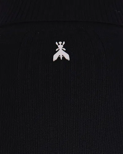 Patrizia Pepe Dolcevita Essential In Lana Nero In Black