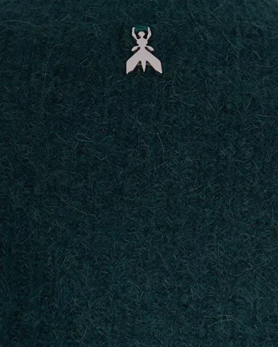 Patrizia Pepe Maglia Girocollo A Costine Verde In Green