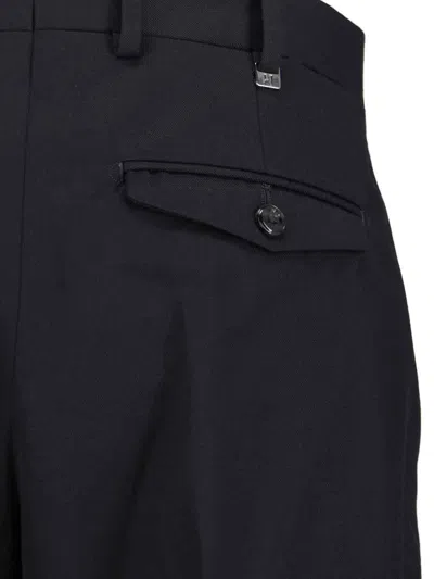 Pt Torino Virgin Wool Pants In Black