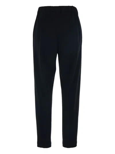 Semicouture Drawstring-waist Trousers In Black