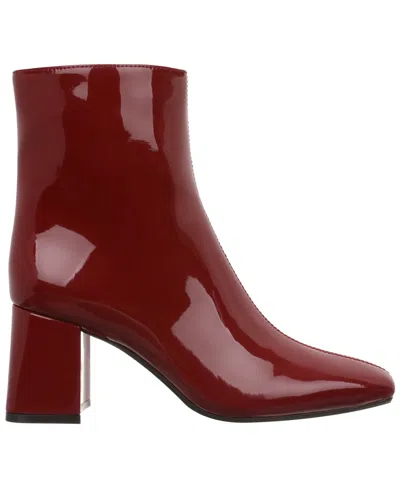 On 34th Margoe Square-toe Booties, Created For Macy's In Red
