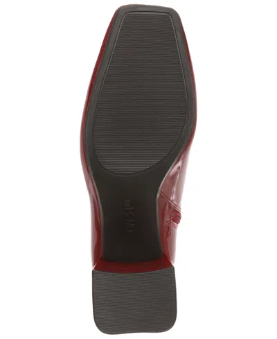 On 34th Margoe Square-toe Booties, Created For Macy's In Red