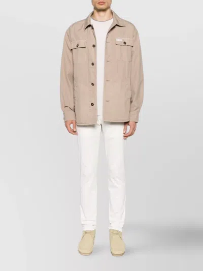 Incotex Tailored Trousers With Pockets And Loops In White