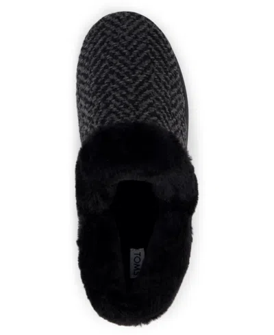 Toms Women's Womens Oslo Convertible Slipper Herringbone In Black