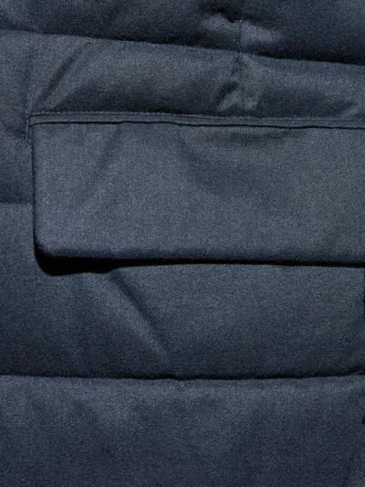 Save The Duck Gordon Coat Navy Blue Melange In Blue
