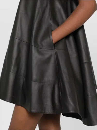 Jacquemus Triangle Cut Sleeveless Dress In Black