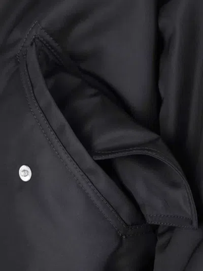 Off-white Arrow Nylon Bomber Jacket In Black