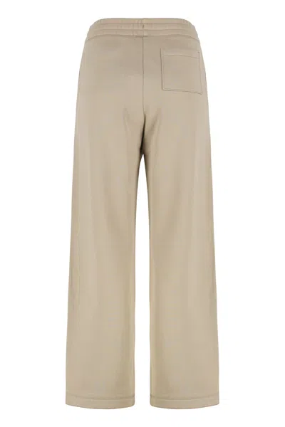 Maison Kitsuné Drawstring-waist Track Pants In Neutral