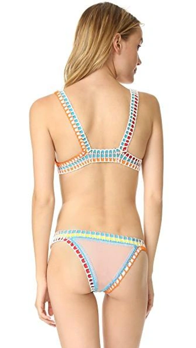 Shop Kiini Luna Bikini Top In Nude/multi