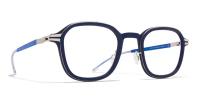 Mykita Fir Square-frame Glasses In Blue