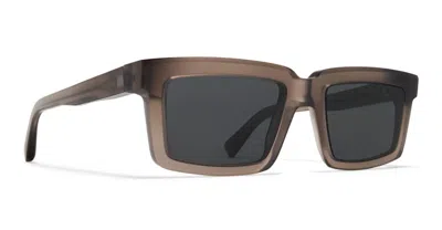 Mykita Logo Sunglasses In Brown