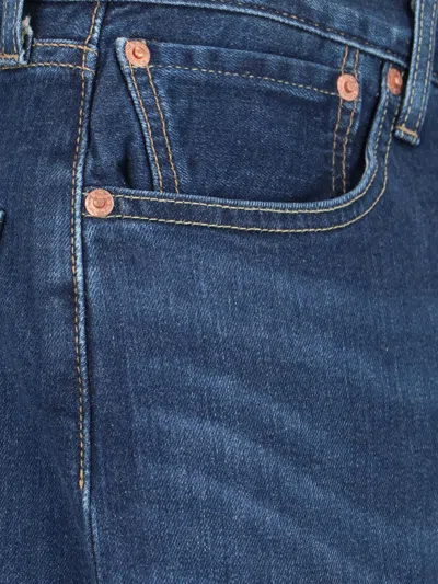 Levi's 501 Straight-leg Jeans In Light-wash Cotton In Blue