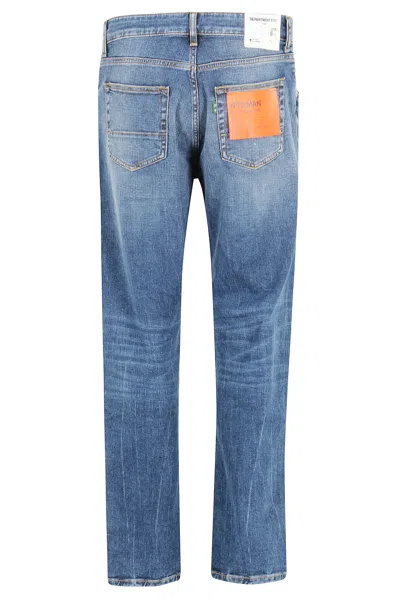 Department Five Newman Pantalone Tapered In Blue