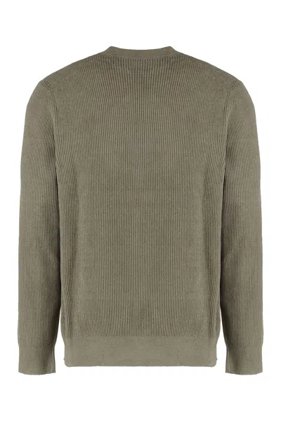 Hugo Boss Maglione Effetto Velluto A Coste Marrone In Brown