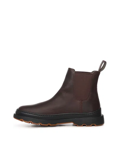 Camper Brutus Ankle Boots In Brown