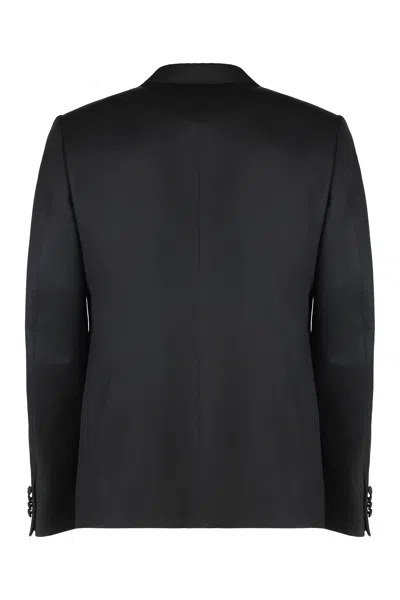 Zegna Single-breasted Tailored Suit In Black