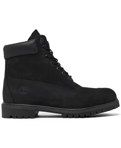 Timberland Men's 6 Inch Premium Waterproof Boots From Finish Line In Black