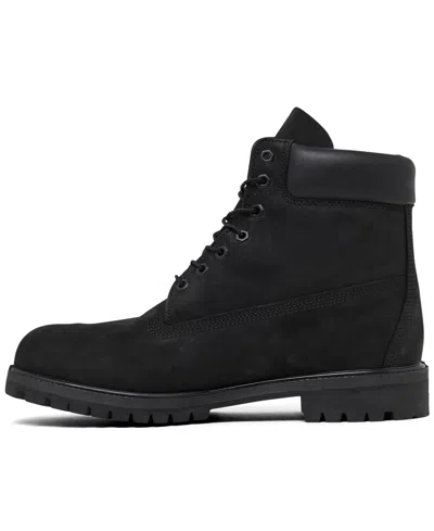 Timberland Men's 6 Inch Premium Waterproof Boots From Finish Line In Black