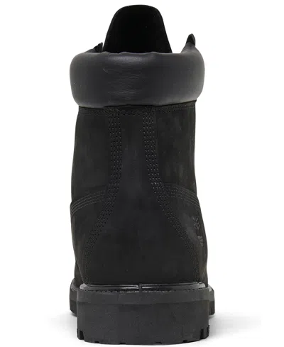 Timberland Men's 6 Inch Premium Waterproof Boots From Finish Line In Black