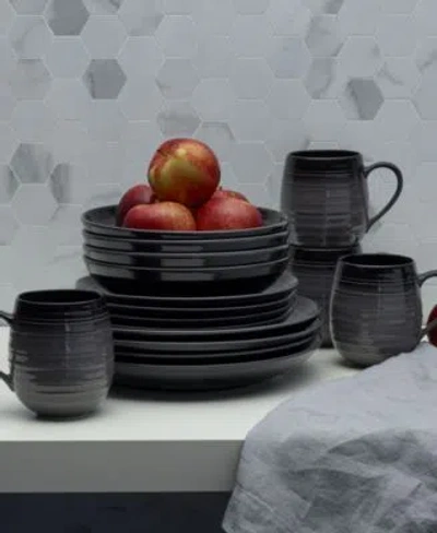 Mikasa Dinnerware Swirl Collection In Black