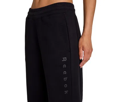 Reebok Women's Straight Leg Sweatpants In Black