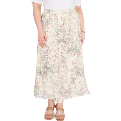Vince Camuto Breezy Dandelion Tiered Ruffle Skirt In Multi