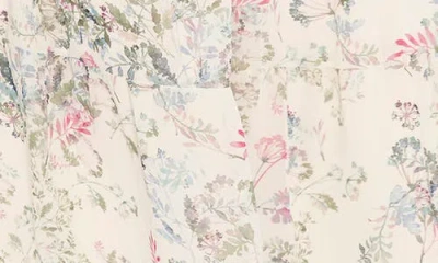 Vince Camuto Breezy Dandelion Tiered Ruffle Skirt In Multi