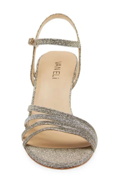 Vaneli Mimi Strappy Sandal In Silver
