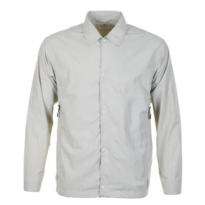 Snow Peak Nylon Tussah Utility Storage Shirt Light Grey In Gray