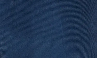 Jack Victor Sage Flat Front Stretch Corduroy Chinos In Blue